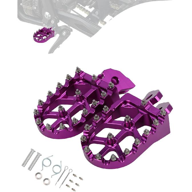 

Foot Pegs for Surron Hyper Bee,CNC 6061 Aluminum Footpegs Pedal for Electric Dirt Bike Sur Ron Hyper Bee-Purple фіолетовий