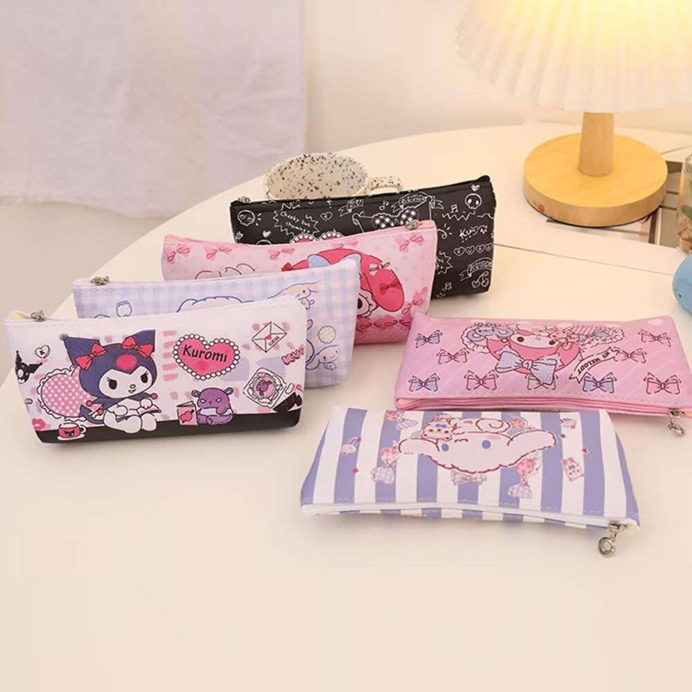 Cute Sanrio Cinnamoroll Pencil Large Simple Suitable for Kids and and High School Stylish x 8 x Size C Case, Capacity, Design, Adults, Elementary,