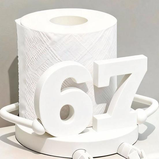 Reading Buddy Toilet Paper Holder 3D Printed Freestanding Toilet Roll Holder Funny Buddy Bathroom Roll Dispenser with Movable Legs for Home Office