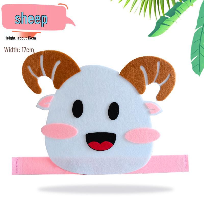 Flickering Halloween Cartoon Animal Hat for Kids & Adults - Perfect for Parent-Child Performances & Costumes