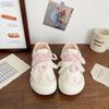 Pink puff board shoes ugly cute 22 summer new chic niche design student sports