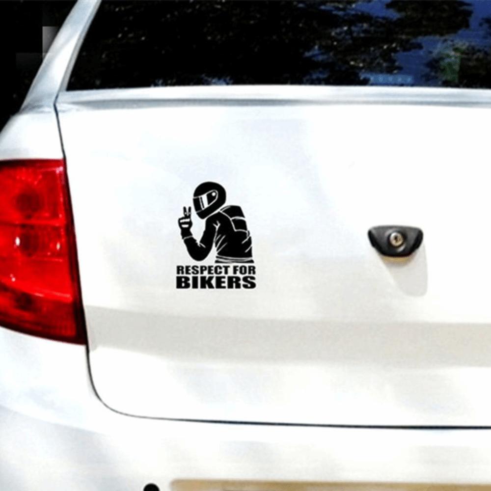 New Bicycle Protection Automobile Decoration 3D Respect Car Sticker Auto Decal Reflective