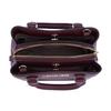 Michael Kors Letter Logo Solid Color Leather Crossbody Bag Women bags Purple Red 35H9GGFC4L-MERLOT