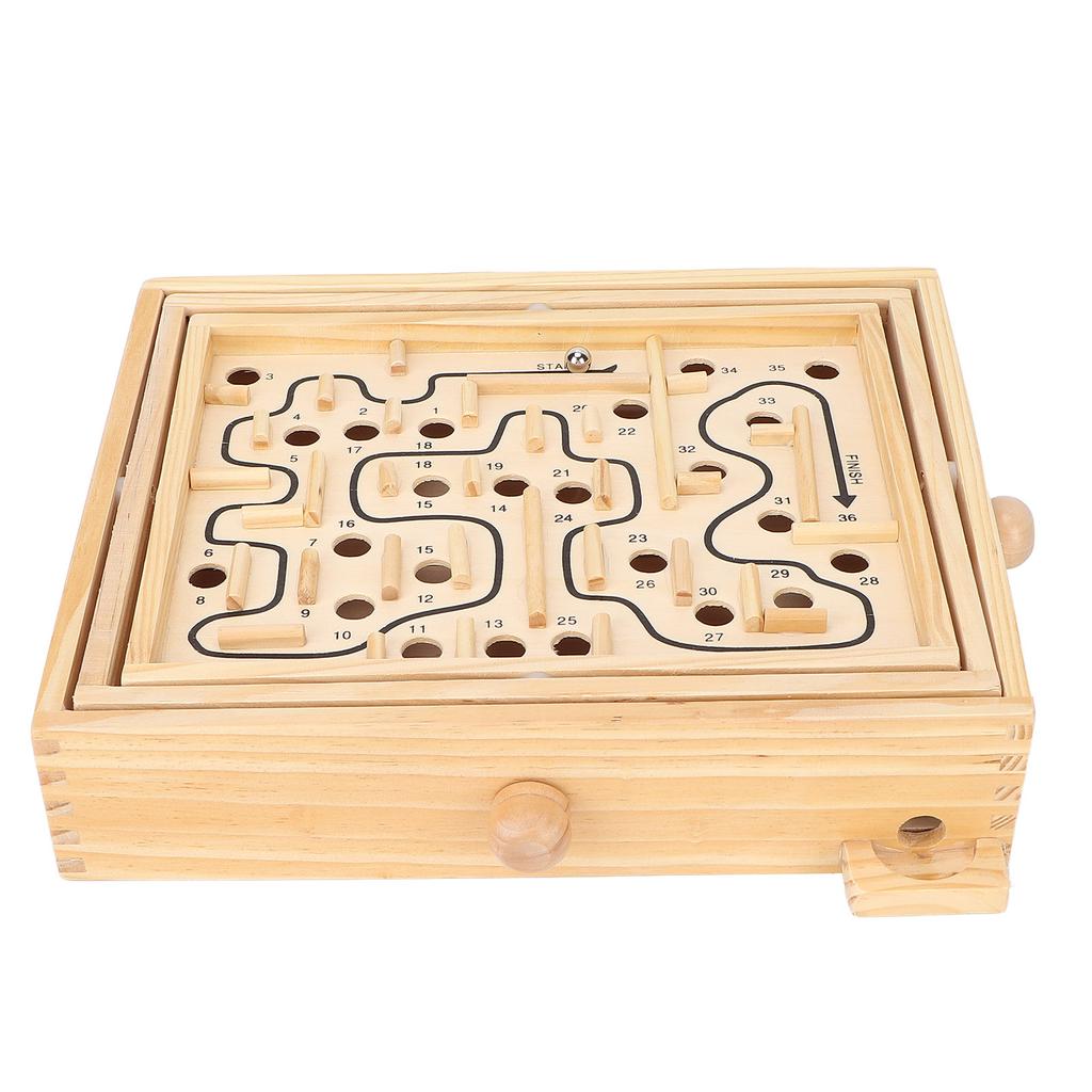 Wooden Puzzle Maze Game Toys Early Educational Learning Toys Party Favor Gift for Boy Girl