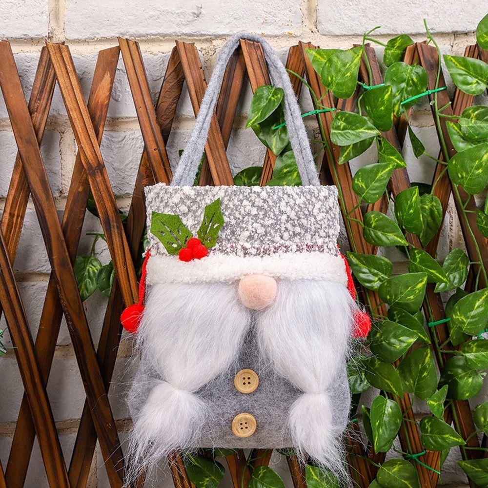 For Home Decorations Kids Candy Bags Christmas Tree Ornaments Christmas Handbags Storage Bags