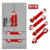 Plaid Red Stylish Fridge Handle Glove Add A Pop Of Color To Your Refrigerator For Christmas