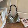 Underarm Bag - Simple Polka Dot Business Bag - Single Shoulder Bag