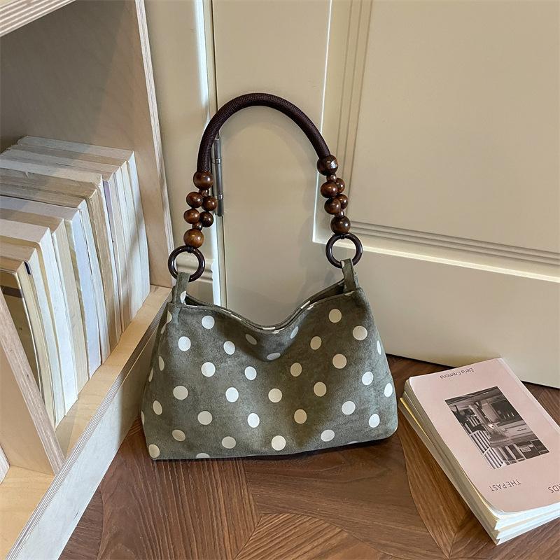 Underarm Bag - Simple Polka Dot Business Bag - Single Shoulder Bag
