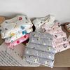 Kinder Baby Daunenweste aus Baumwolle für Mädchen und Jungen, leicht gepolstert, Cartoon-Weste, Jacke, Herbst-Winter-Kleinkinderkleidung