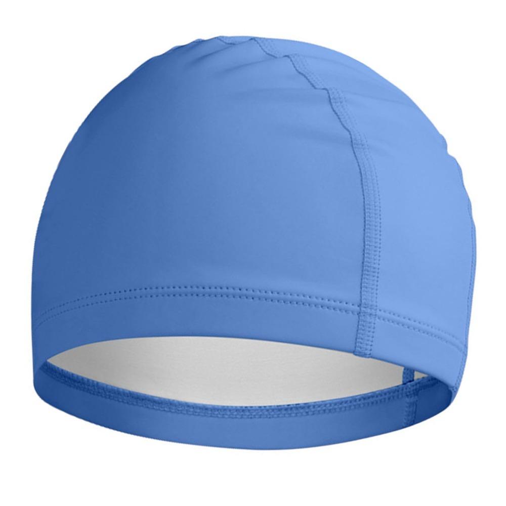 Soft Comfortable PU Swimming Cap Waterproof Bathing Cap Universal Swim Cap  for Men/Women Long Hair