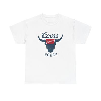 Coors Rodeo Vintage Beer Graphic T Shirt ALL SIZES Tee Unisex Heavy Cotton