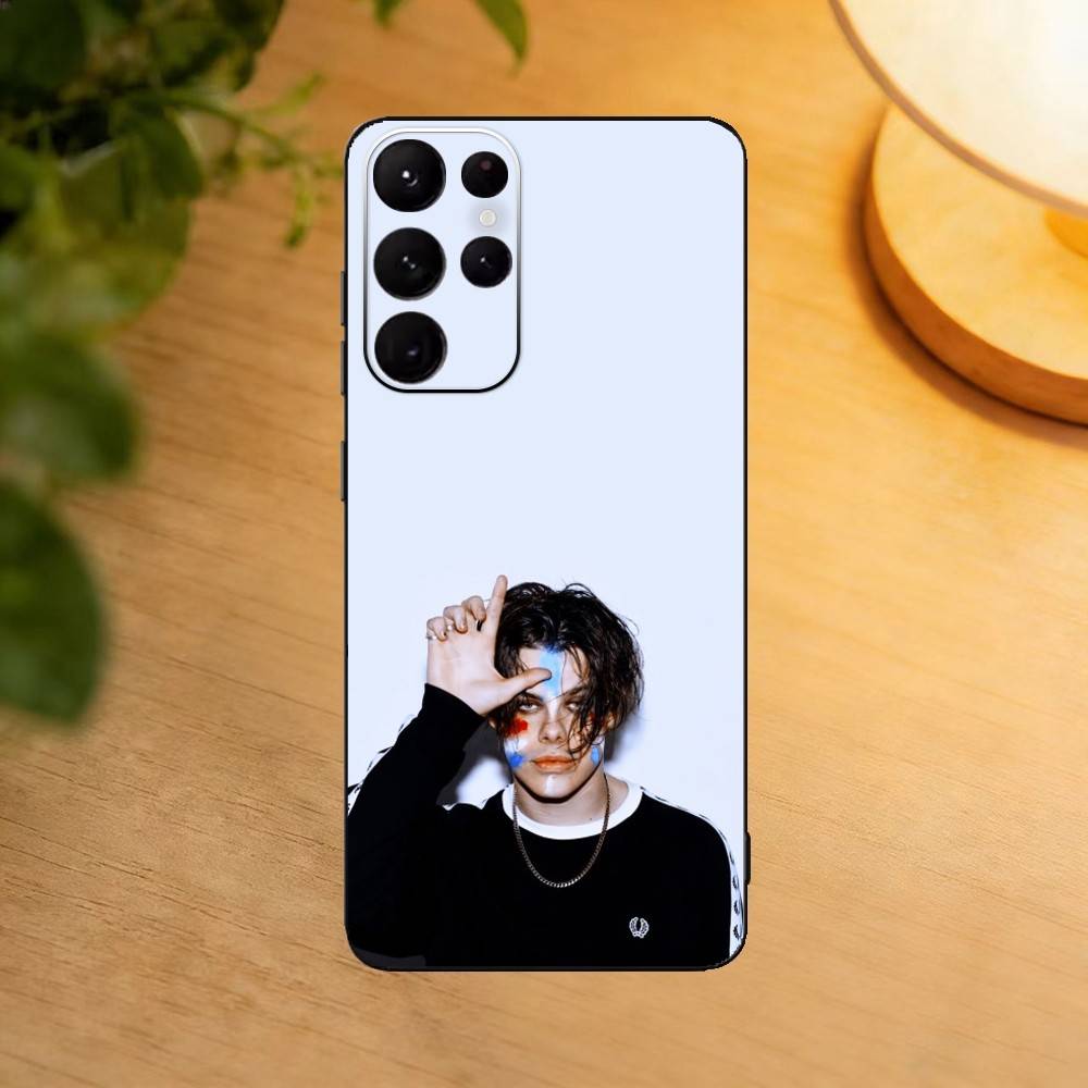 Y-Yungbluds Singer YB-B Phone Case For Samsung S25,24,23,22,30,21,10,9,Ultra,Plus,Lite Soft Black Case