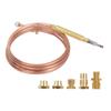 M6 Thermoelement Ersatzset 60/90/120/150cm Gewinde Gasherd Sonde Gasadapter Leitung Heizgeräte