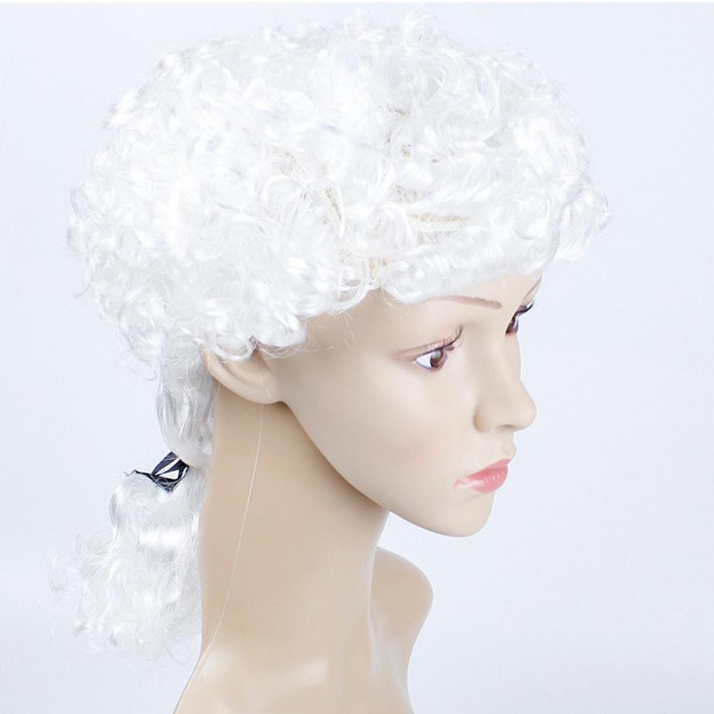 Colonial Wig Long Curly Fancy Dress Headgear Halloween Anime Show Head Circumference 50cm Comic