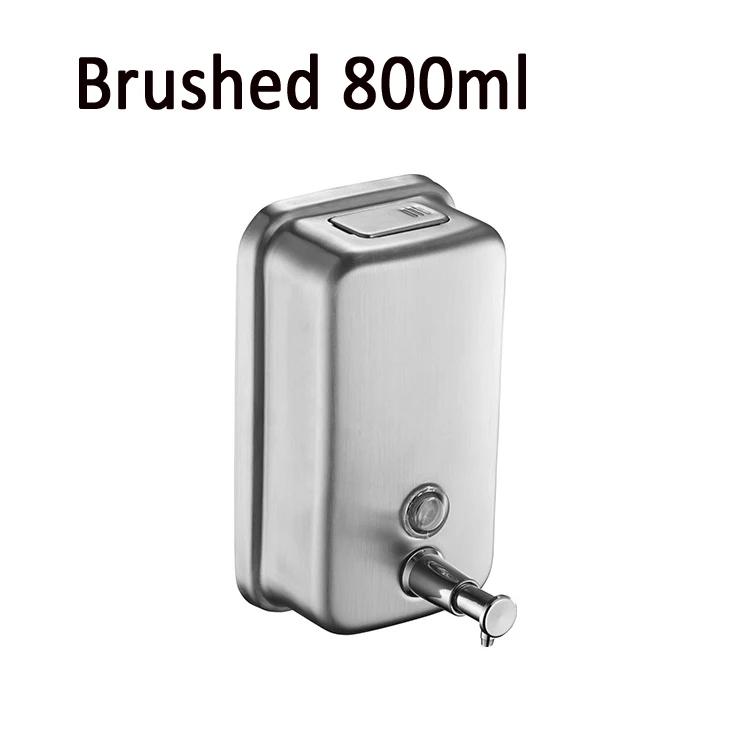 Black 304 Stainless Steel Bathroom Liquid Soap Antique Shampoo Dispenser Gold Polished Wall Mounted Bathroom Accessories