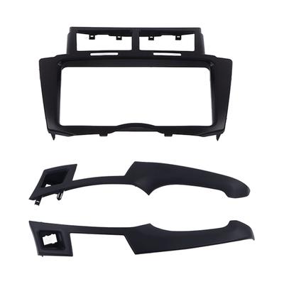 Car Fascia 2DIN Radio Stereo Dash CD Frame Panel Replacement for Yaris Vitz Platz 2005‑2011Black