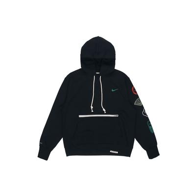 Chinese New Year Edition Logo Print Loose-Fit Hoodie Men Tops Black DJ3861-010