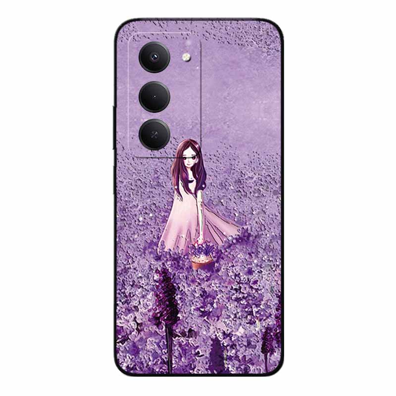 3D Emboss Cases For Redmi 15 5G 4G Relief Emboss Soft Silicone Back Cover For Xiaomi Redmi15 Flower Relief  Funda Redmi 15 4G 5G