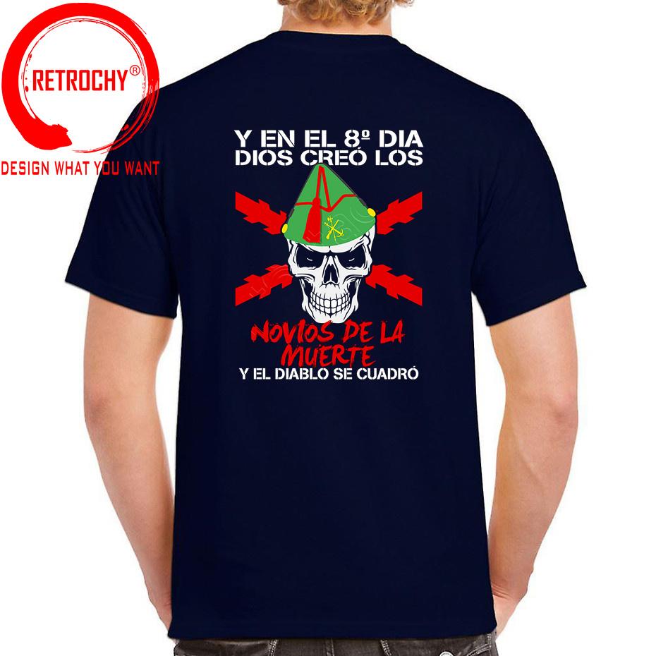 Spain Legion Novios De La Muerte T Shirt Unisex Funny Design Cotton Tshirt Fashion Clothing Harajuku Tshirt Black Tops Tees Shirt