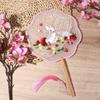 Handheld Chinese Style Fan Chinese Style Silk Fan Classical Embroidery Fan  Photography Prop