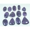 325Cts. Natural Lepidolite Mix Shape Cabochon Loose Gemstone 13 Pcs Lot C-3441