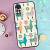 Cartoon Alpaca Llama Case For Xiaomi Redmi Note 9 10 11 12 13 14 Pro 9S 10S 11S 12S Redmi 14C 10C 12C 13C Cover