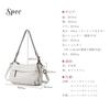 Genuine Leather Shoulder Bag for Crossbody With Zipper Large Commuting [MFFOR] Women, 2-way, Bag, Handbag, Crossbody, Shoulder, Handbag, Pocket,