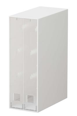 Colar Torre Yamazaki Armazenamento de Brincos Acessório Extra Grande 6131 e Estojo, Branco, Aprox.. L8.8 P17.5 A25.3cm, Capacidade, Armazenamento, Gaveta,