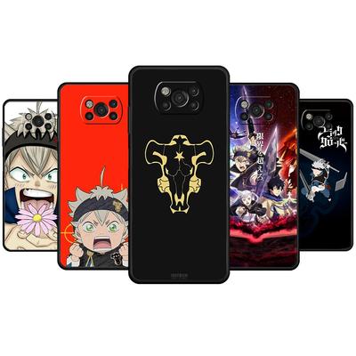 For Xiaomi POCO 11T F4 GT X4 MI 11 Lite M4 Pro 5G 9T M3 10T X3 NFC F3 Phone Funda Black Clover Anime Asta Thin