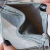 Dual-Layer Mesh Storage Bags Portable Travel Makeup Bag with Zipper Mini Toiletries Cosmetics Organizer Simple Stationery Bag