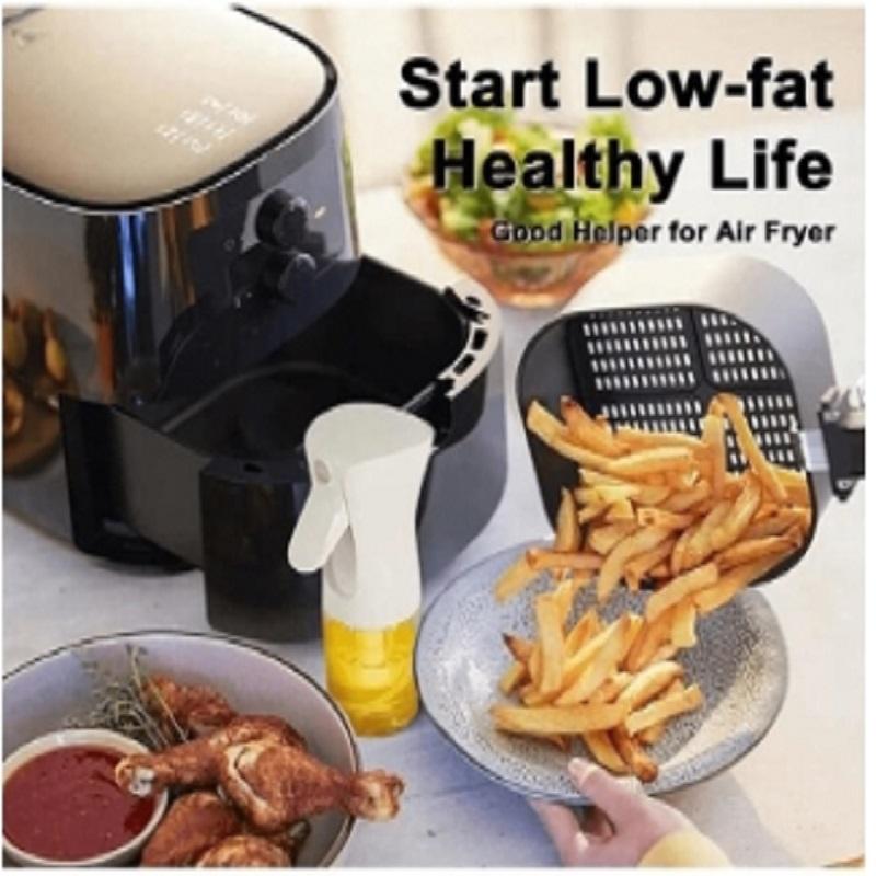 1PC 300ML Olive Oil Spray Bottle Kitchen Soy Sauce Vinegar Seasoning Container Dispenser for Camping BBQ Roasting Cooking Salad