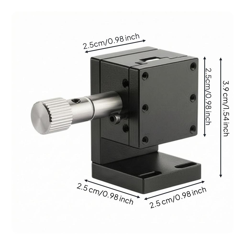 Fine Tuning Manual Sliding Stage | Compact, Table with Dovetail Guide