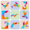 Solid Wood Tangram Puzzle – Elementary School Educational Toy