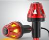 2pcs/lot Motorcycle Handlebar Styling Very Cool Alloy Handle Cover with Shining Led Combined Light
