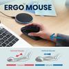 Perixx Wireless Rechargeable Ergonomic Mouse with Dual Wired and Wireless Charging Charging Pad Black PERIMICE-713RX - Included,