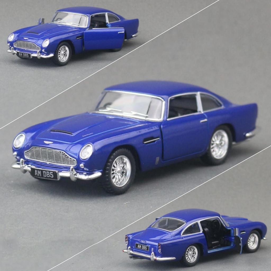 1:38 Db5 Alloy Classic Sports Car Model Diecasts Metal Retro Racing Vehicles Car Model Simulation Collection Childrens Toys Gift
