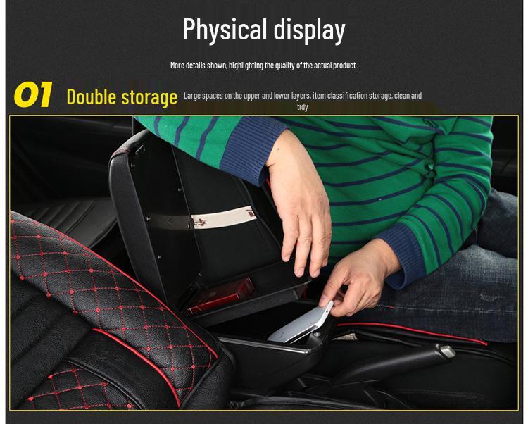 Ford EcoSport Center Console Armrest Storage Box Accessory