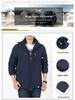 Wasserdichte Winddichte Dick Gefütterte Outdoorjacke für Herren