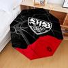 1PC Vfb Fc Crest Printed Umbrella Folding umbrella, automatic umbrella 8-Frame for Travel, camping Fan gifts Christmas Gifts
