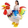 Inflatable Red Rooster Costume for Cosplay & Parties