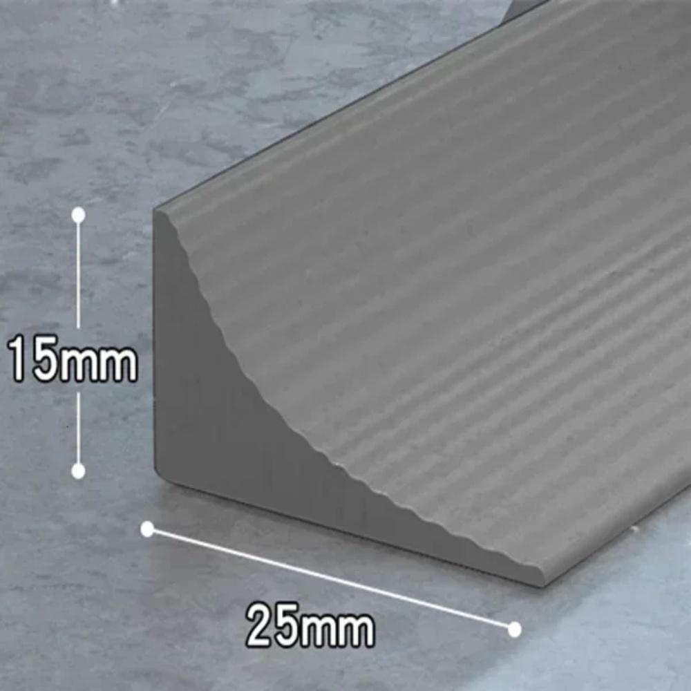 1PC 1/2m Silicone Water Barrier Bathroom Water Stopper Kitchen Countertop Bendable Retaining Strip Dry And Wet Separation