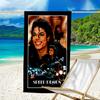 Beweis Strandtuch mit einem Michael Jackson Muster - weich, saugfähig, schnell trocknend, maschinenwaschbar - perfekt zum Schwimmen, Camping, Baden