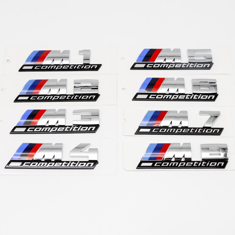 AYXO5 3D Logo Sticker BMW M Sport Tri-Color Emblem Badge For M1 M2 M3 M4 M5 M6 M7 M8 X1 X3 X5 X6 Waterproof Fender Trunk Accessories
