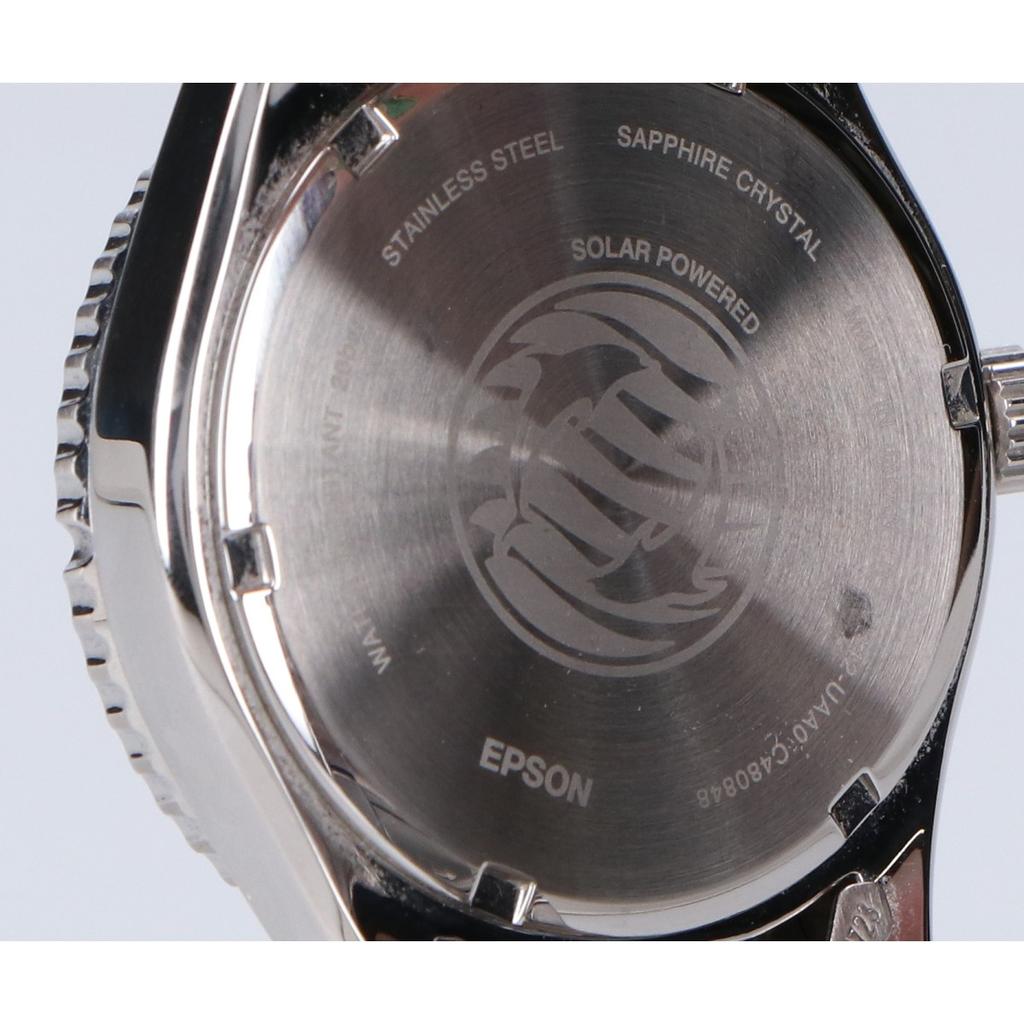 ORIENT RN-WJ0003S Mako 40 Stainless Steel Diver's Quartz Watches Silver/IvoryUsed