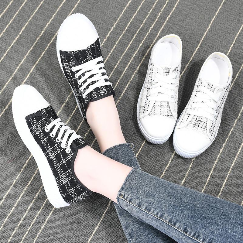 Cloth shoes women's new spring and autumn casual shoes versatile soft-soled flat-soled fashion board shoes