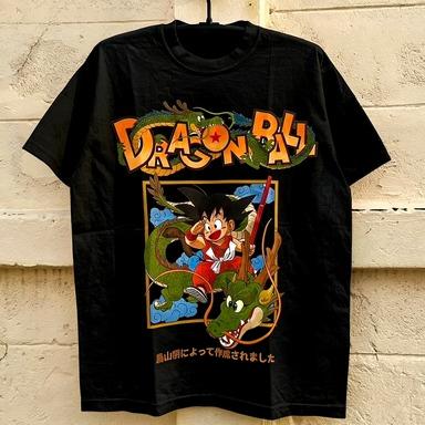 

2026 Sun Unisex Seven Dragon Ball Little Sun Wukong American Poster Wind Heavy Short Sleeve T-Shirt Unisex s White Retro Sleeve 4XL