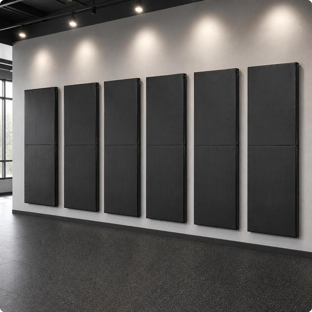 Foldable Wall Mat Cushioned Protection Multi-Purpose for Athletes