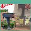 Distributeur et support élégant pour 6 verres à shot pour les fêtes avec des verres colorés