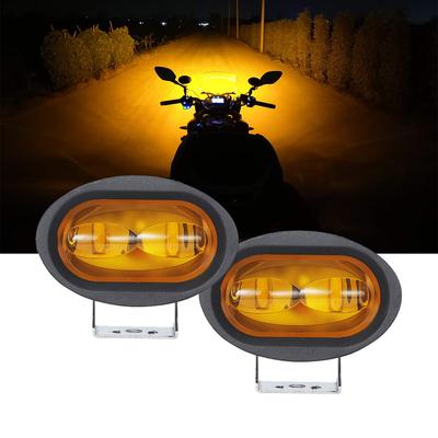 Samman Mlhová světla pro motocykly a kompatibilní s 12V a Sada 2 pro nákladní automobily, Žlutá, 40W, Rozptýlené, Vodotěsné, 24V,