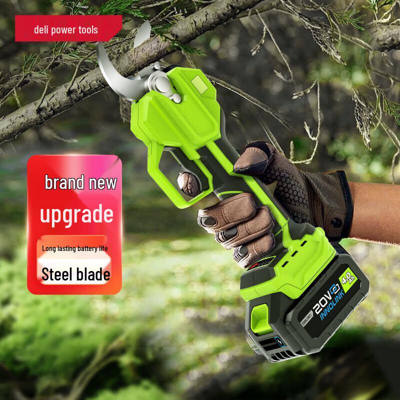 Deli 20V Cordless Electric Pruning Shears CN plug (adapter included)